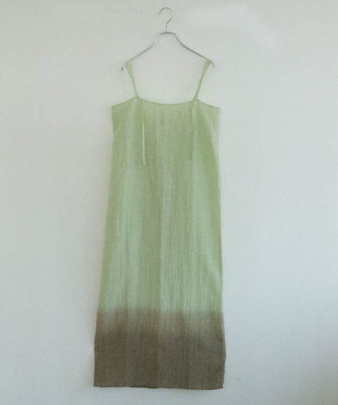 natural dye seersucker camisole dress