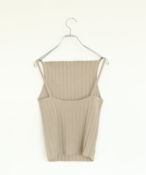 paper rib knit camisole