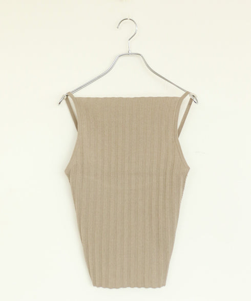 paper rib knit camisole