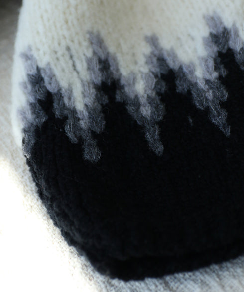 NORDIC HAND KNIT CARDIGAN