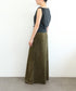 【coming soon】COTTON VELOUR LONG SKIRT