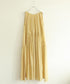 natural dye sheer cotton check gather dress