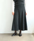 MERINO WOOL FLARE SKIRT