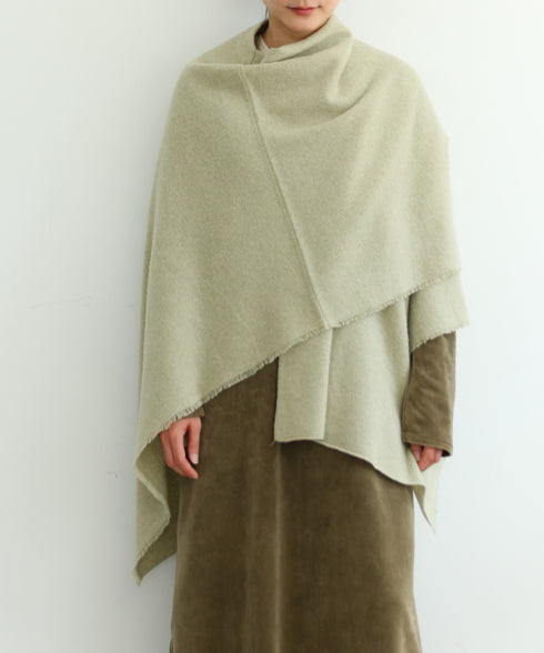 MERINO WOOL PONCHO STOLE