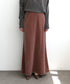 【coming soon】COTTON VELOUR LONG SKIRT