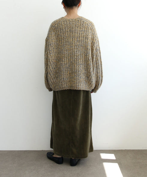 MIX MOHAIR CARDIGAN