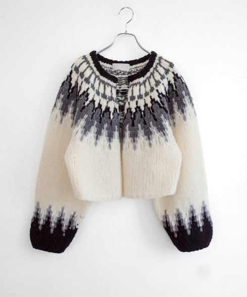NORDIC HAND KNIT CARDIGAN