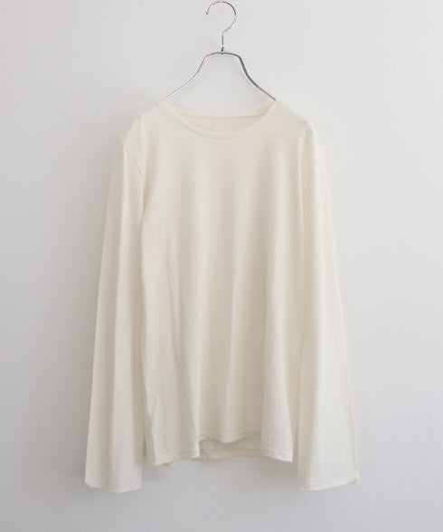cotton cashmere crew neck T