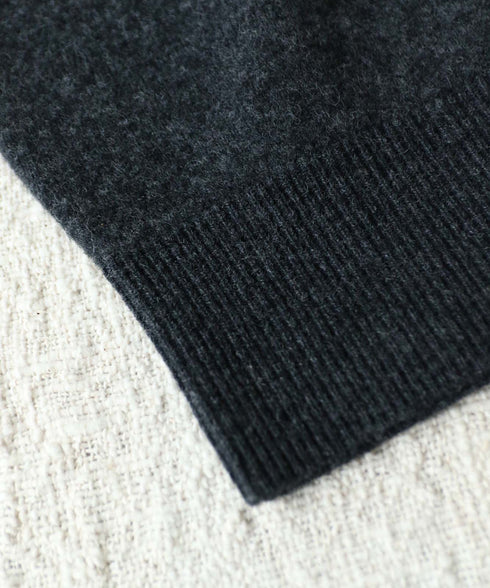 MERINO WOOL ASYMMETRY VEST