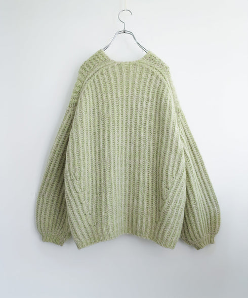 MIX MOHAIR CARDIGAN