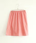 natural dye sheer cotton check flare skirt