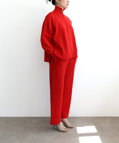 【8/28発売】COTTON SILK DOUBLEFACE HALF ZIP PULLOVER