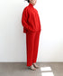 【8/28発売】COTTON SILK DOUBLEFACE HALF ZIP PULLOVER