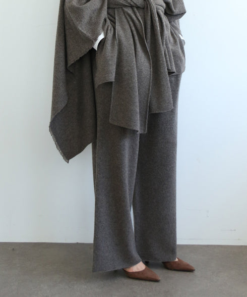 MERINO WOOL WIDE PANTS