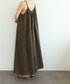 natural dye linen camisole dress