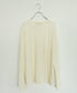 cotton cashmere crew neck relax T