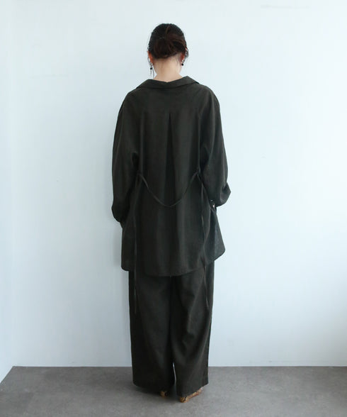 hemp lyocell wide pants