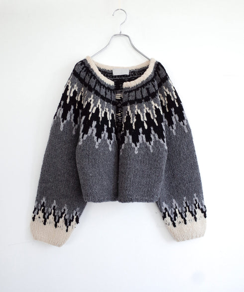 NORDIC HAND KNIT CARDIGAN