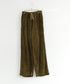 【coming soon】COTTON VELOUR WIDE PANTS