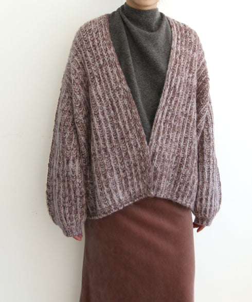 MIX MOHAIR CARDIGAN