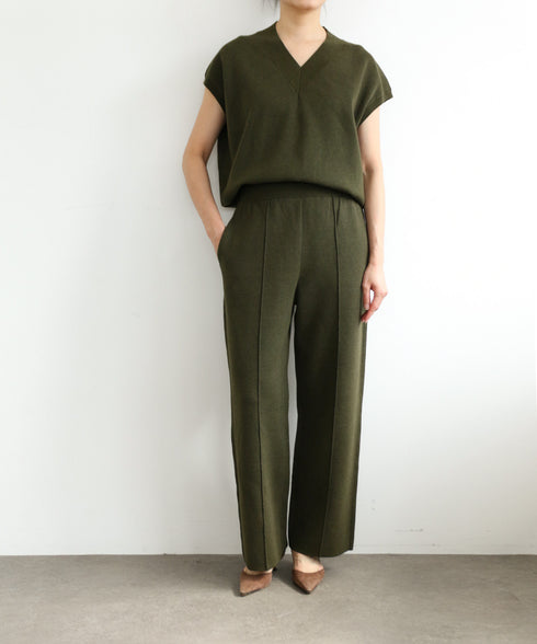 【8/28発売】COTTON SILK DOUBLEFACE PANTS