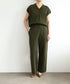 【8/28発売】COTTON SILK DOUBLEFACE PANTS
