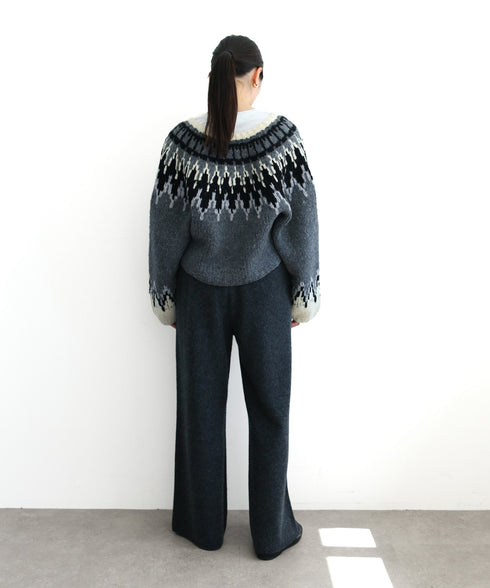 NORDIC HAND KNIT CARDIGAN