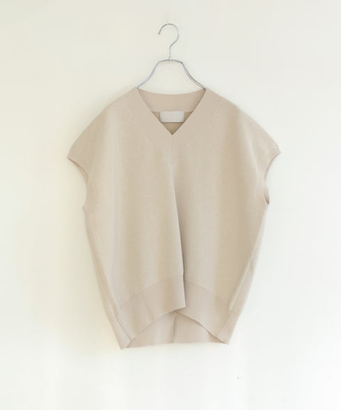 【8/28発売】COTTON SILK DOUBLEFACE VEST