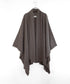 MERINO WOOL PONCHO STOLE