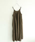 natural dye linen camisole dress