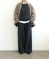 BOUCLE KNIT ZIP BLOUSON