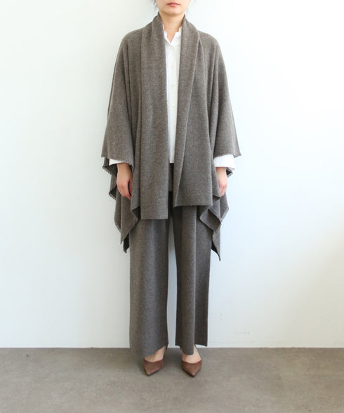 MERINO WOOL PONCHO STOLE