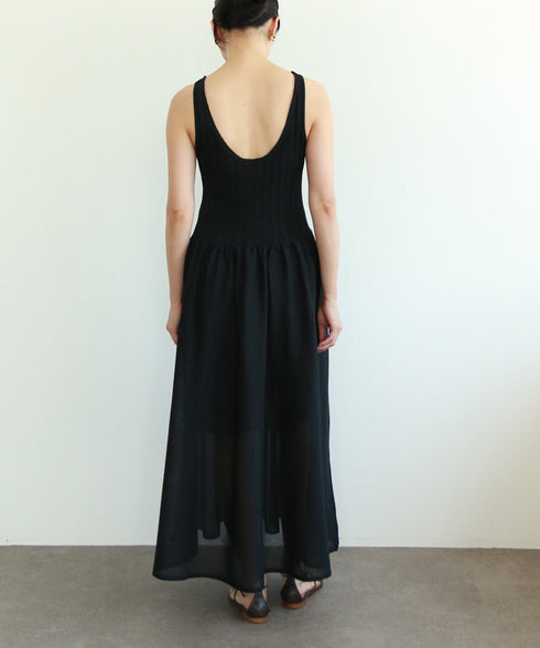 paper rib knit dress