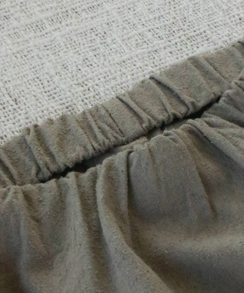 natural dye silk nep skirt