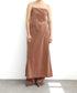 【coming soon】COTTON VELOUR CAMSOLE DRESS