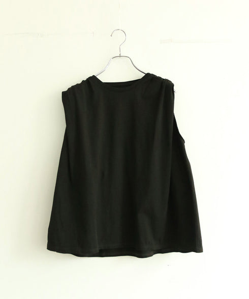 natural dye mint jersey sleeveless top