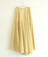 natural dye sheer cotton check flare skirt
