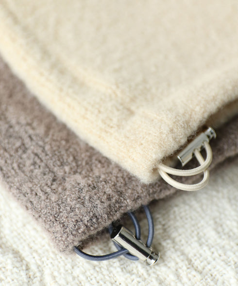 BOUCLE KNIT PANTS