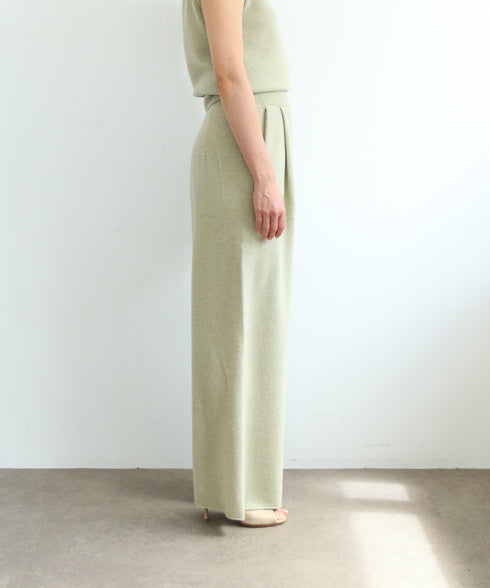 MERINO WOOL WIDE PANTS