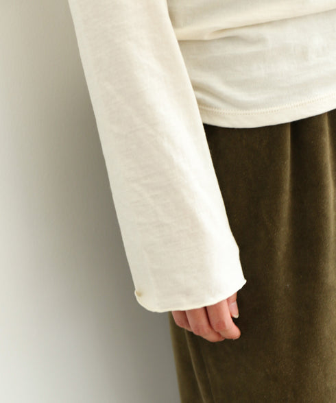【coming soon】COTTON CASHMERE V-NECK T