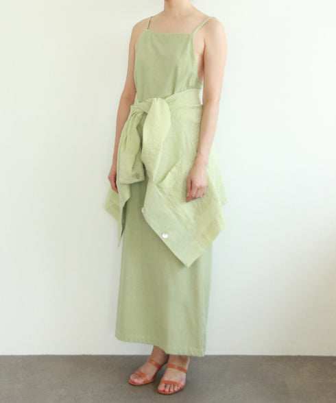 natural dye silk nep camisole dress