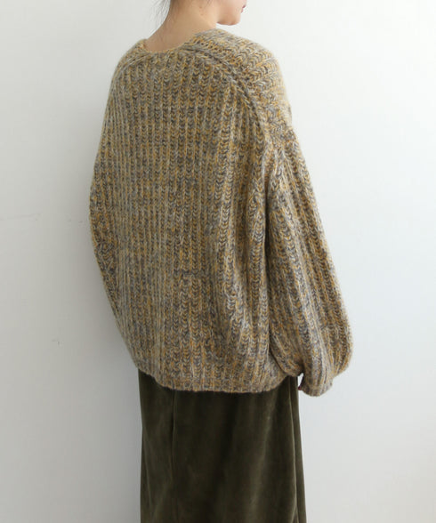 MIX MOHAIR CARDIGAN