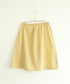 natural dye sheer cotton check flare skirt