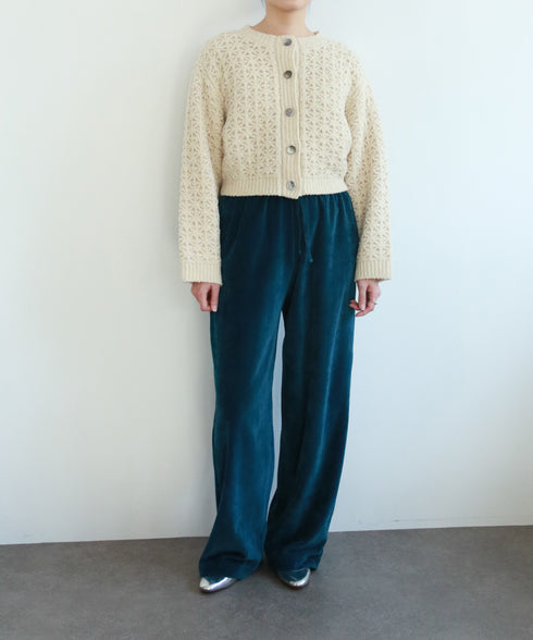 crochet double knit cardigan