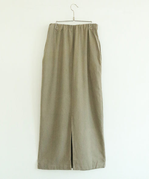 natural dye silk nep skirt
