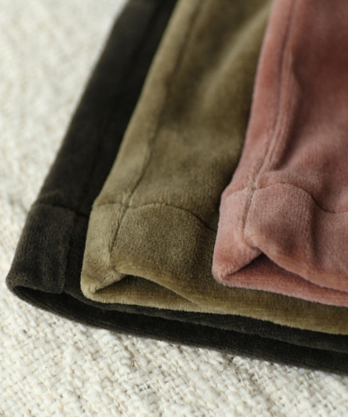 【coming soon】COTTON VELOUR CAMSOLE DRESS