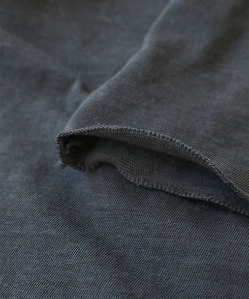 cotton cashmere high neck T