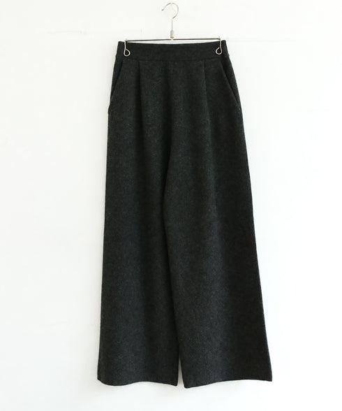 MERINO WOOL WIDE PANTS