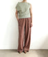 【coming soon】COTTON VELOUR WIDE PANTS