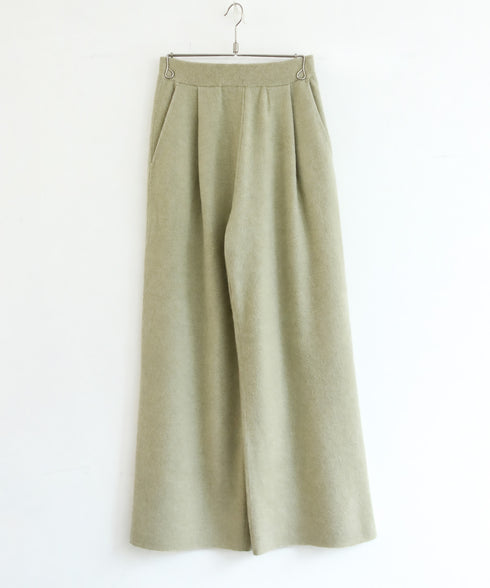 MERINO WOOL WIDE PANTS